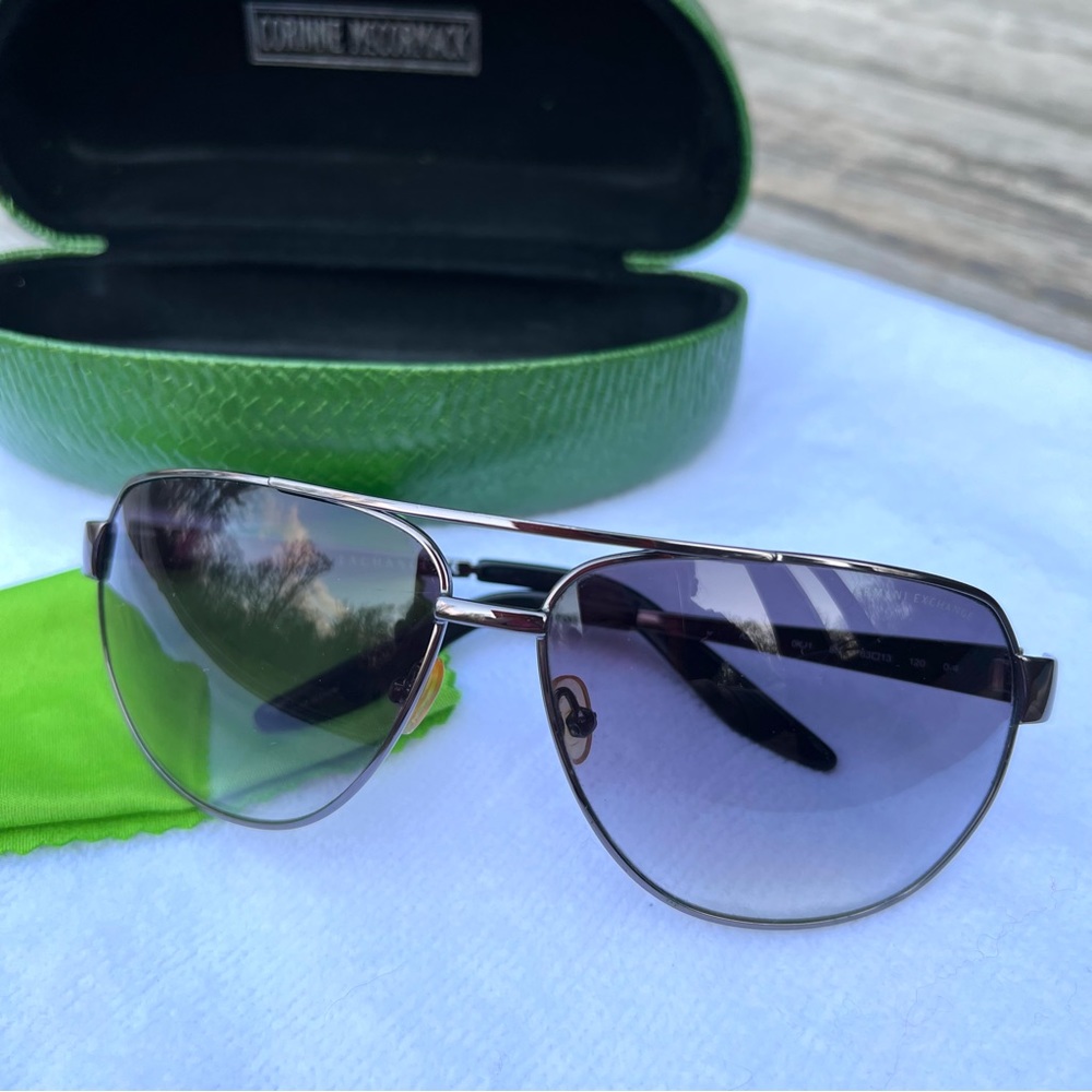 Armani Exchange Aviator Sunglasses - Picture 3 of 9
